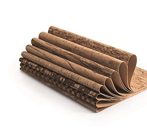 Tessuto di sughero Pear naturale, 45 x 30 cm