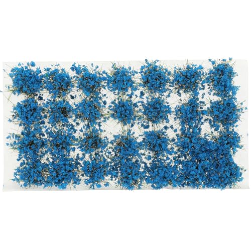 UTHCLO 1箱 ?真??色花簇模型 製 造花オーナメント ガーデン ジオラマ用屋外対応装飾