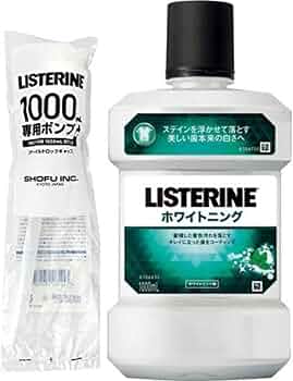 Amazon | 薬用 リステリン ホワイトニング (液体歯磨) 1000mL (ポンプ