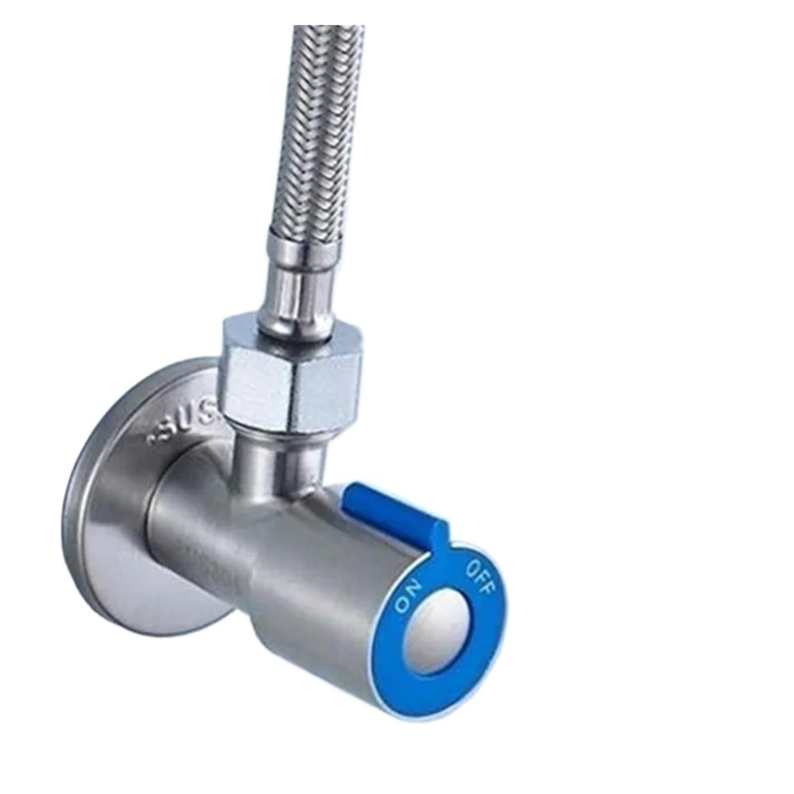 Bvhisehp Sjf8960c 304 Stainless Steel Angle Valve Hot Cold Water Control Fill Valve For Toilet Water Heater Pipeline(Sjf8960c)