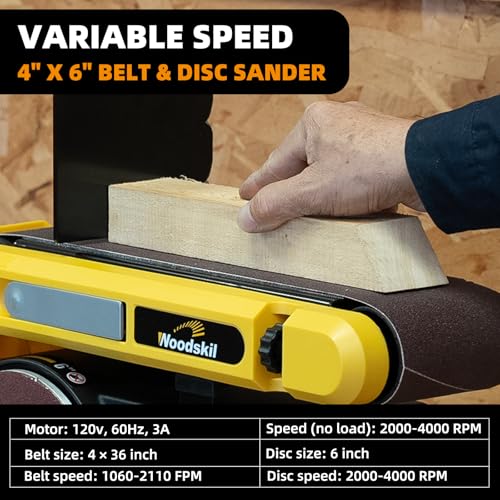 Woodskil Variable Speed Belt Sander