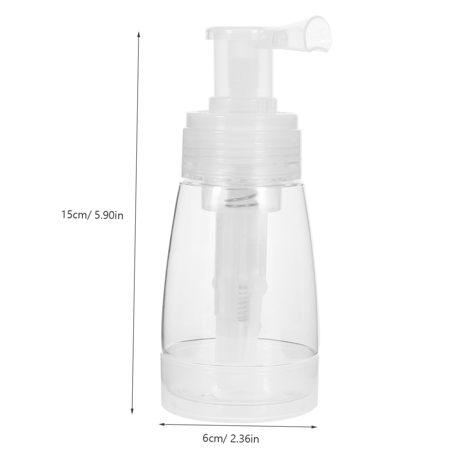 HAKIDZEL Skin Care Powder Bottle Travel Size Aerosol Spray Setting Powder Puff Compact Reusable Plastic Easy Refill