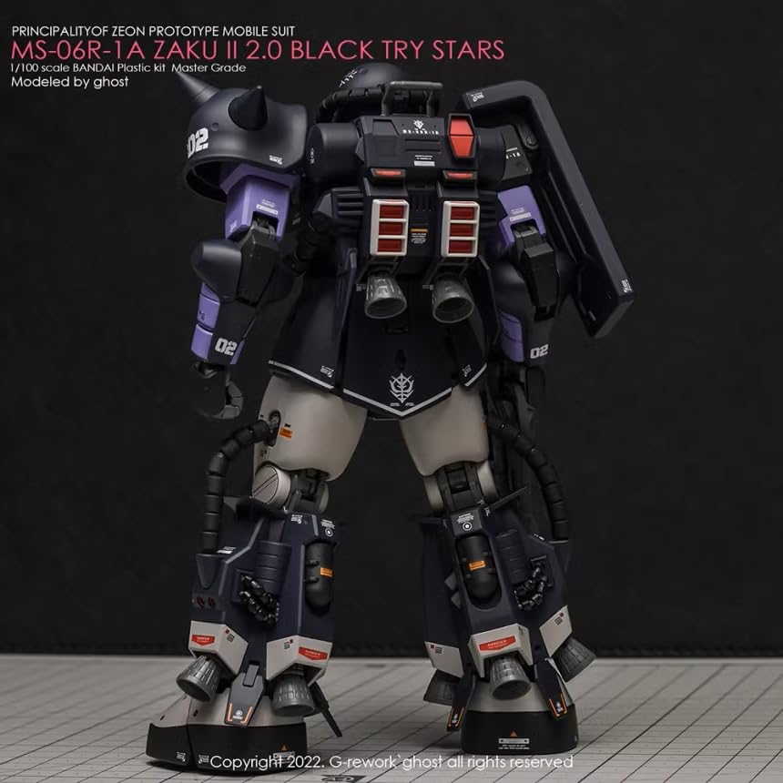 Amazon | ［MG 1：100］MG 1/100 MS-06R1A 黒い三連星専用 ザクII 用