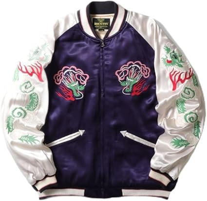 Amazon | [ヒューストン] RAYON SOUVENIR JACKET (AIRBORNE