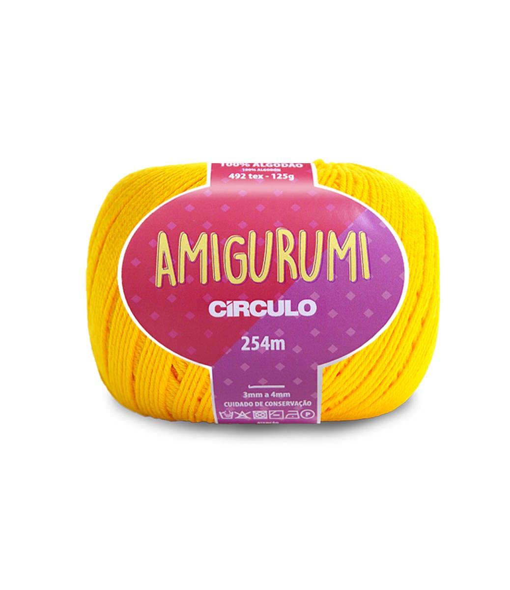 Amigurumi Yarn by Círculo – 100% Mercerized Brazilian Virgin Cotton (Pack of 1 Ball) – 4.4 oz, 278 yds – DK (Color 1289)