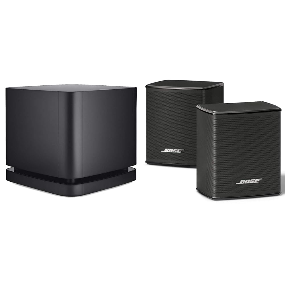 Bose Speaker Bass Module 500, Black & Bose Surround Speakers