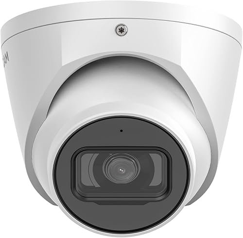 Cámara IP PoE de 4 MP con micrófono integrado para exteriores lente de 0142in luz de estrellas red de vigilancia de baja iluminación con intrusión