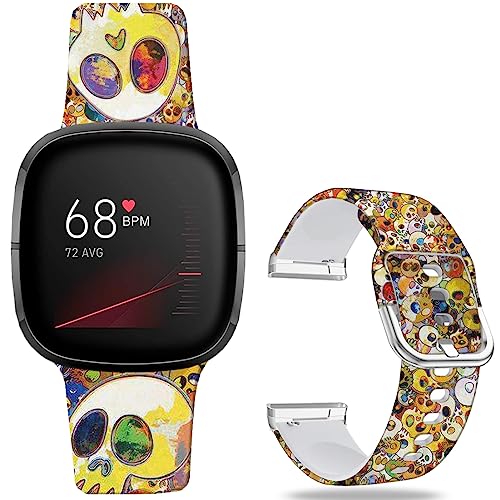 Sjiangqiao nEB 낵̗H oh Fitbit Sense/Sense 2/Versa 3/Versa 4 oh t@V[ \tg X|[c VR J[gD[ zf[ Xgbv Y fB[X