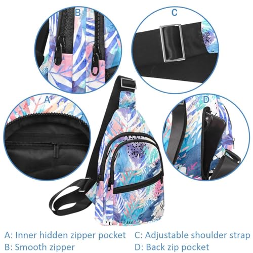 Bandolera cruzada de gran capacidad y diseño multicolor para viajes cómodos 4