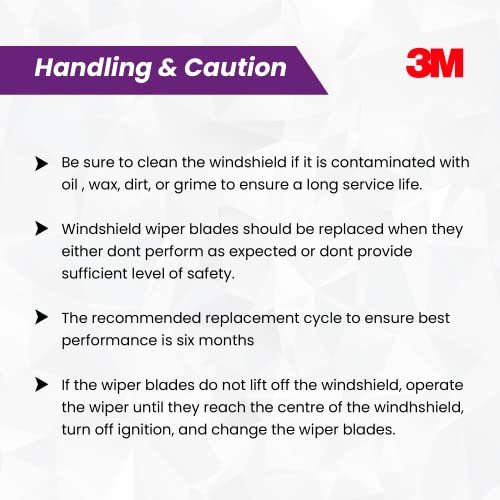 Image of 3M Performance Pro Frameless Wiper Blade - 21 inch | Curve design for smooth and quiet wiping