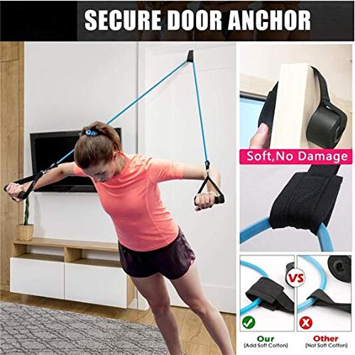 Correia de Resistência, Andoer Conjunto de extratores de fitness 11pcs Conjunto de cintos de resistê
