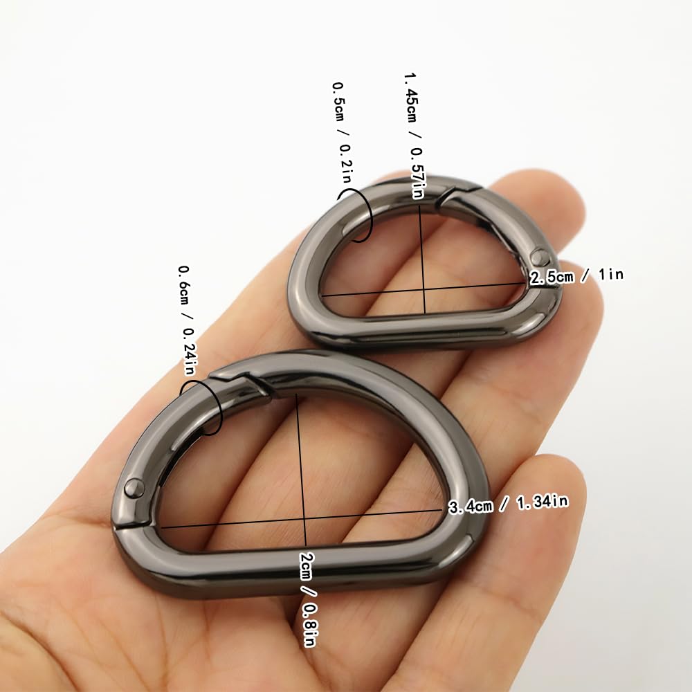 Amazon.co.jp: [LMAPUR] 2個 2.5cmDリング Dカン キーホルダー