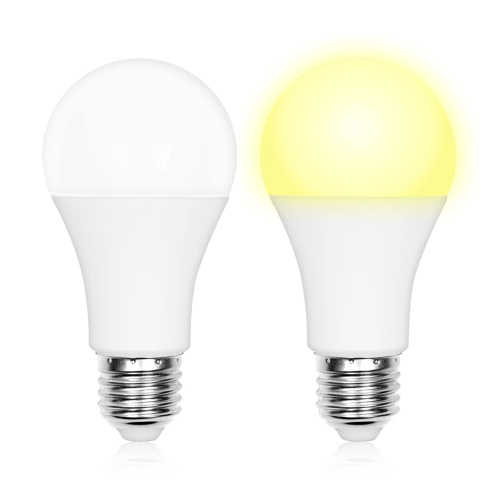 Bonlux Lampadina E27 Con Sensore Crepuscolare 12W 1000LM 6000K Bianca Fredda (2 Unità)