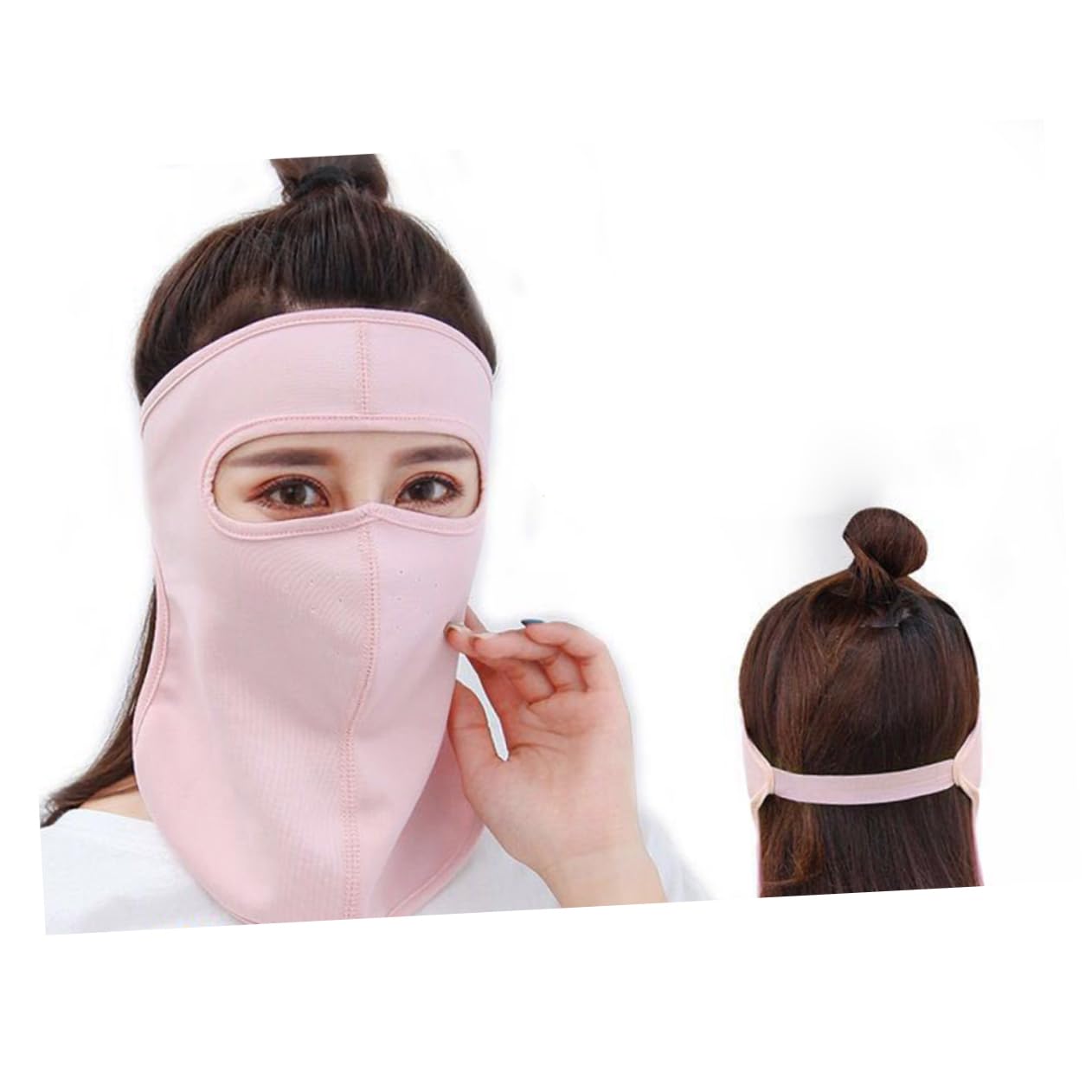 MUELODSIC Sun Protection Mask Neck Gaiter Women Outdoor Mask Uv Blocking Random Color