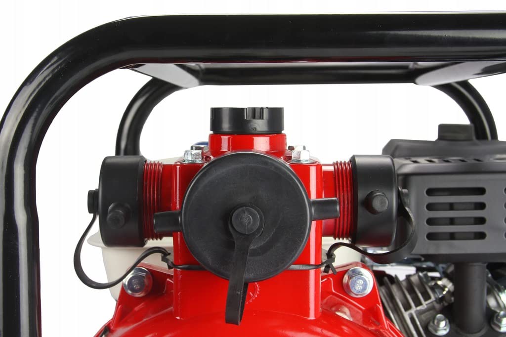 Motopompa a Scoppio per Irrigazione 4 Tempi Benzina OHV 7 CV Altezza di Sollevamento 65m Autoadescante Portata 600 L/min