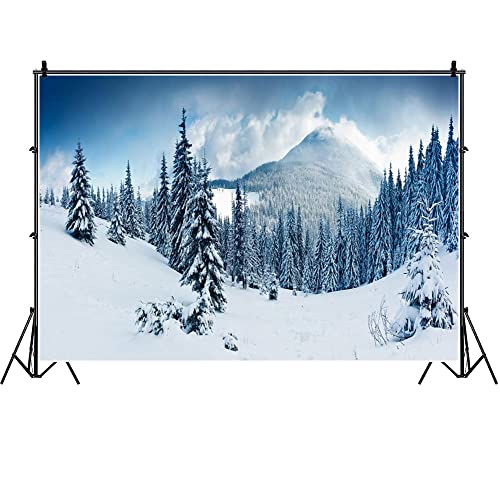 Fondo Fotográfico 10x8 FT Laeacco Diseño Invernal miniatura 3