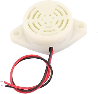 Aexit DC 3-24V Security & Surveillance Wired Industrial Discontinuous Sound Electronic Horns & Sirens Buzzer White