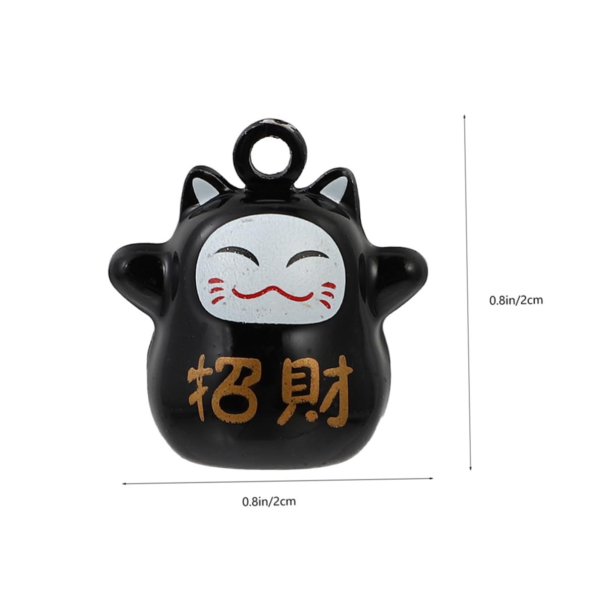Angoily 6pièces Pendentifs Clochette Chat Cuivre Pour Décoration Suspendue Style Amulette Compact Et Réutilisable Pour Paquet Et Téléphones Lot Pour Amateurs Accessoires Chat