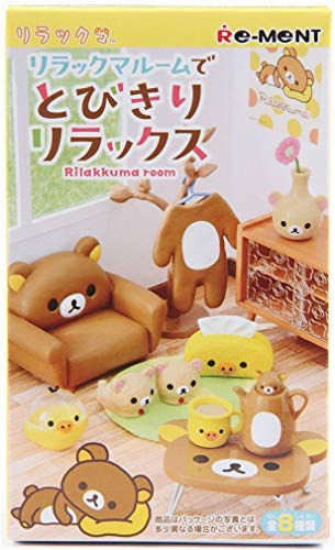 Rilakkuma Relax Bear Room Furniture Furnishings Mini Miniature - Only 1 of 8 Rooms Themes Blind Box - NOT a Complete Set
