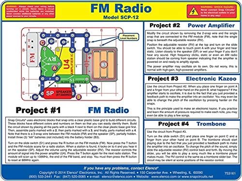 FM Radio Snap Circuits project diagram