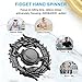 3 Pieces Dragon Fidget Spinner, Cool Metal Hand Finger Spinners, Fingertip Spinners Toy Metal for Anxiety Stress Relief Toy Party Favor Birthday Gifts for Kids Adults, Classroom Prizes(Black)
