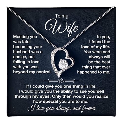 Jewelry To My Wife Necklace - Gift for Her, Cool Romantic Birthday Gift For Wifes, Christmas & Valentine's Day
