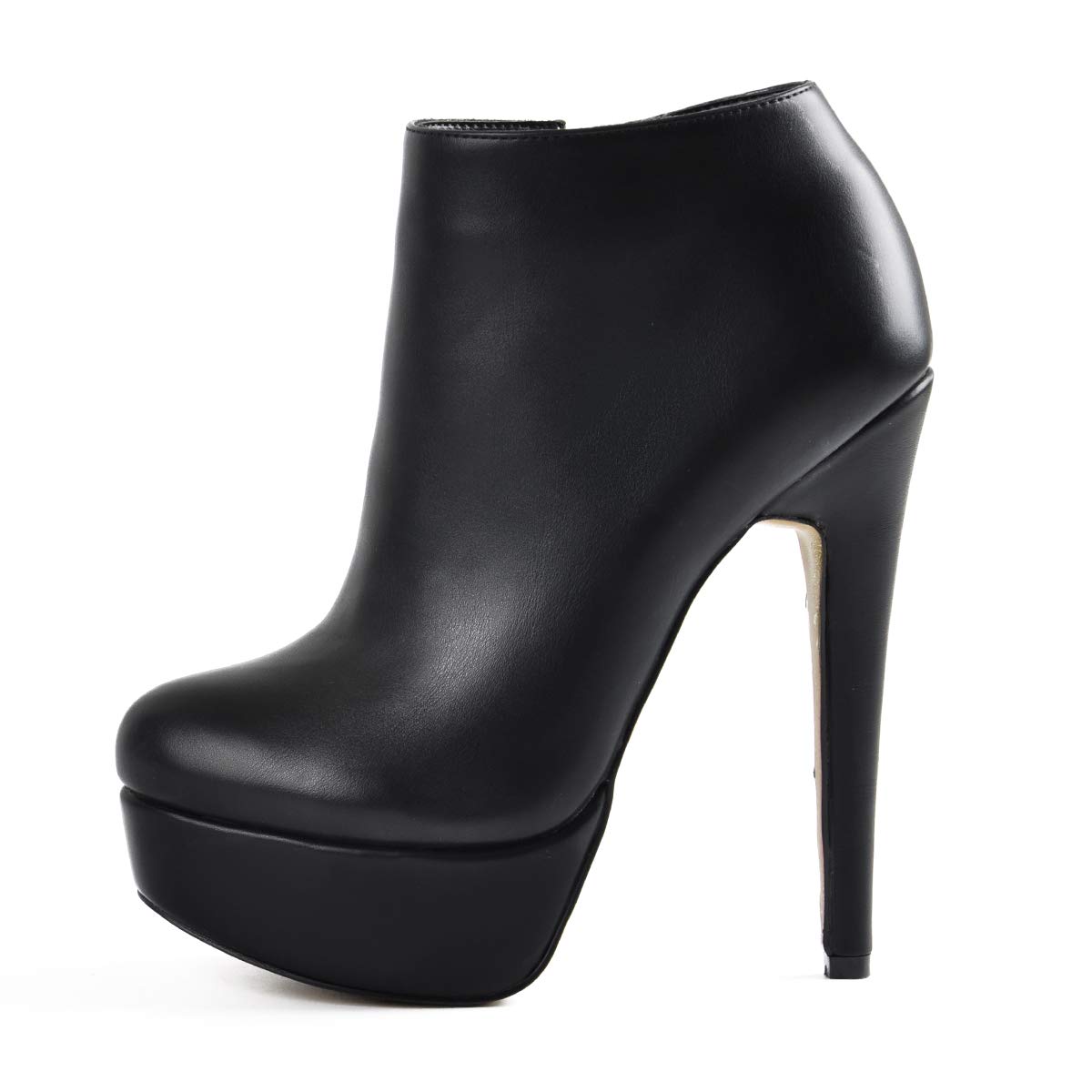 Only maker Women's Platform Boots Lace Up Stiletto Ankle Booties