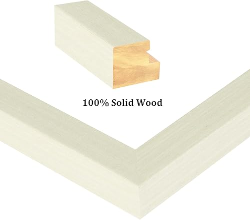 Miniatura 8 de Egofine Portarretratos de 9 x 12 pulgadas, de madera maciza con plexiglás, para exhibir imágenes de 5 x 76 x 8 con paspartú o de 9 x 12 pulgadas sin