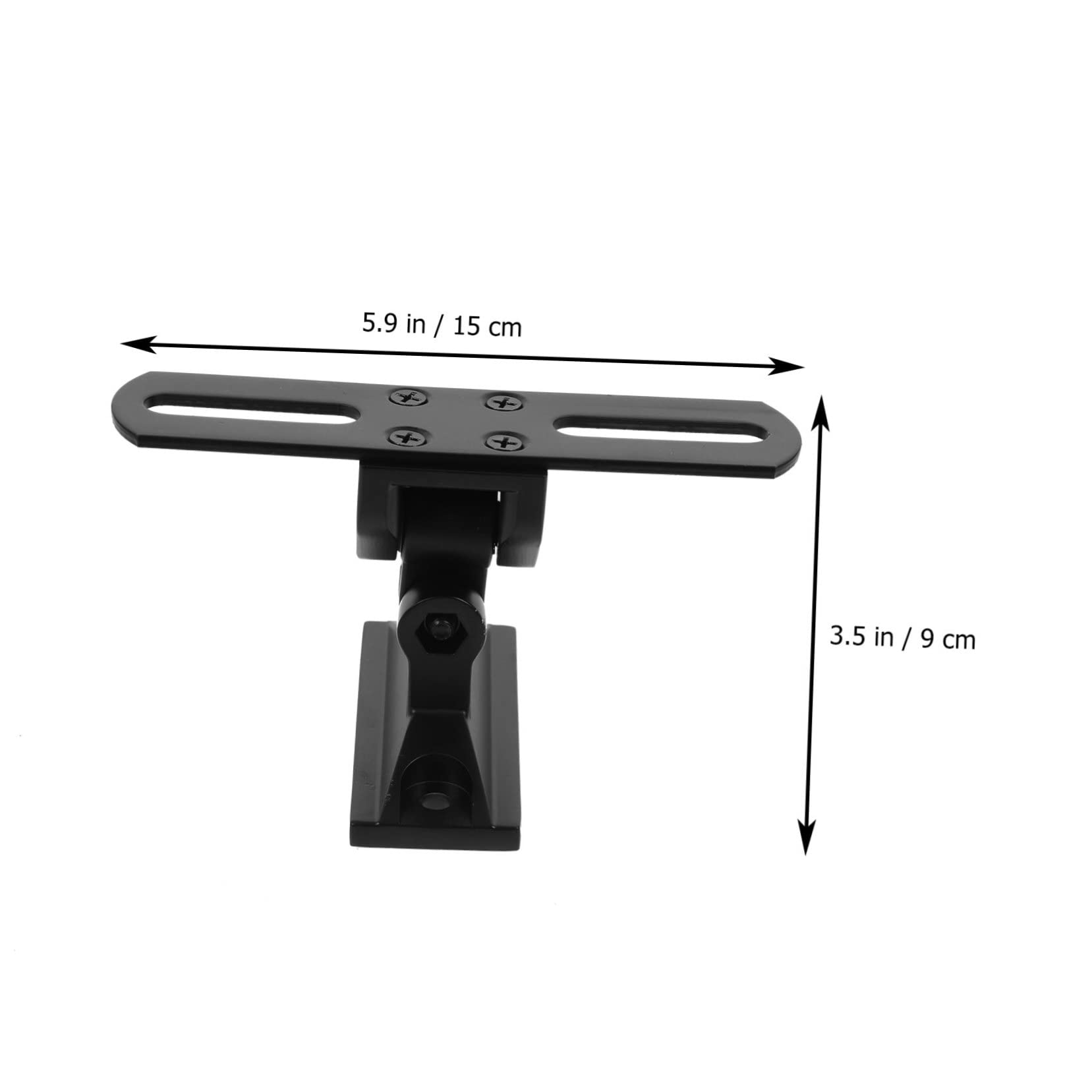 SHINEOFI Soporte de Pared para Altavoz Giratorio Ajustable Diseño Negro para Soporte de Montaje de Pared para Sistemas de Sonido Envolvente Salas de Estar