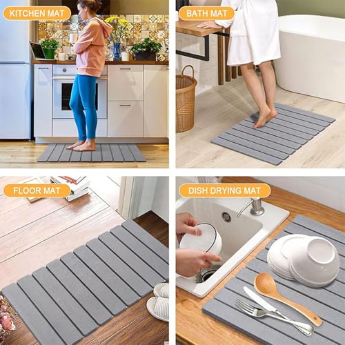 Tapis de sol de douche en pierre pour une salle de bain moderne et propre - 7