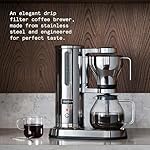 aarke Coffee Maker - Electric Drip Filter Coffee Brewer, Stainless Steel, Glass Carafe, Smart Hot Plate, 2-10 Cup Capacity, 250 mL-1.25L - Image 3