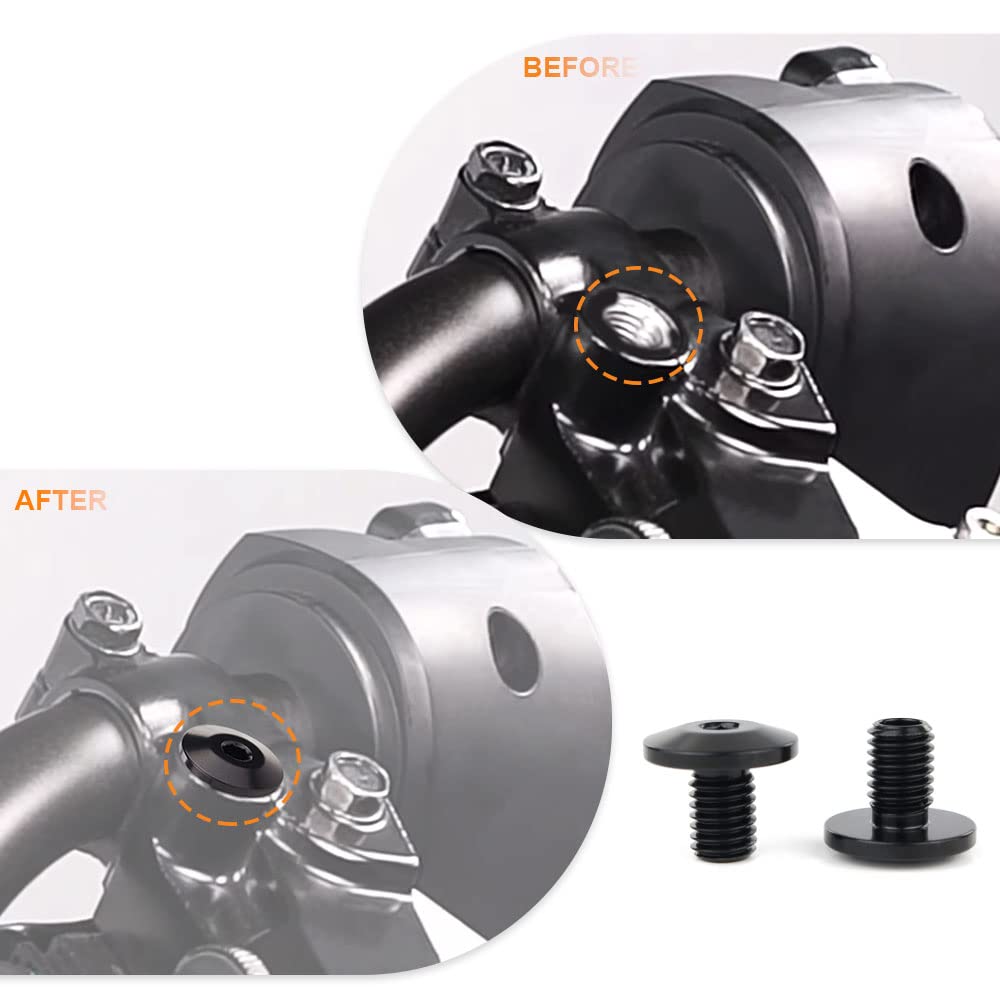 Amazon.com: Xitomer M8x1.25 Bolt Motorcycle Mirror Hole Plug Screw