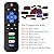 Universal Replacement Remote Control for Roku TV, Compatible for TCL/Onn/Hisense/Philips/Sharp/Westinghouse/Insignia etc R0KU TVs (Not for RokuStick and Box)