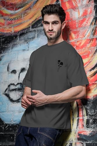 Image of Rigo Printed Oversized T-Shirts for Men | Drop Shoulder T-Shirt for Men