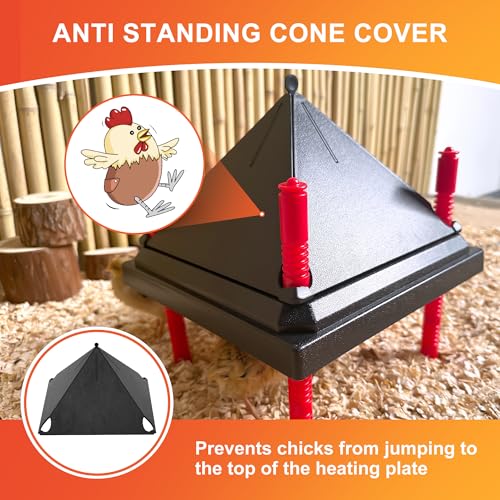 Tiflev Chick Brooder Heating Plate With Anti Stand Cone thumb #1