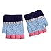 Produktbild Hirolan Fingerhandschuh Herbst und Winter Kleinkind Baby Warme Handschuhe Fünf Finger Fäustlinge verdicken Patchwork Unisex Mädchen Jungen Fahrradhandschuhe Winterhandschuhe