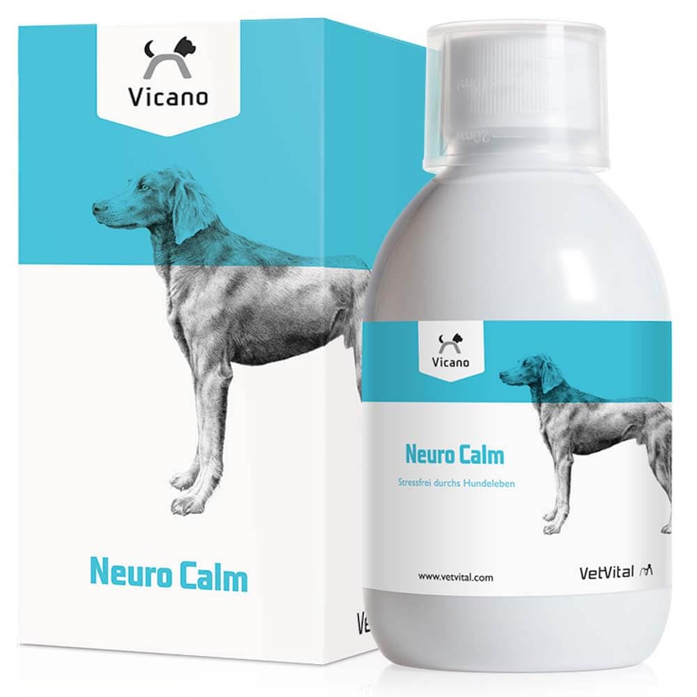 Vicano Neuro Calm | 250 ml | Ergänzungsfuttermittel für Hunde | Mit Baldriantinktur