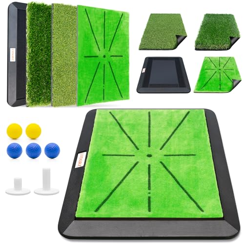 Golf Hitting Mats Training Equipment, Golf Practice Mat...