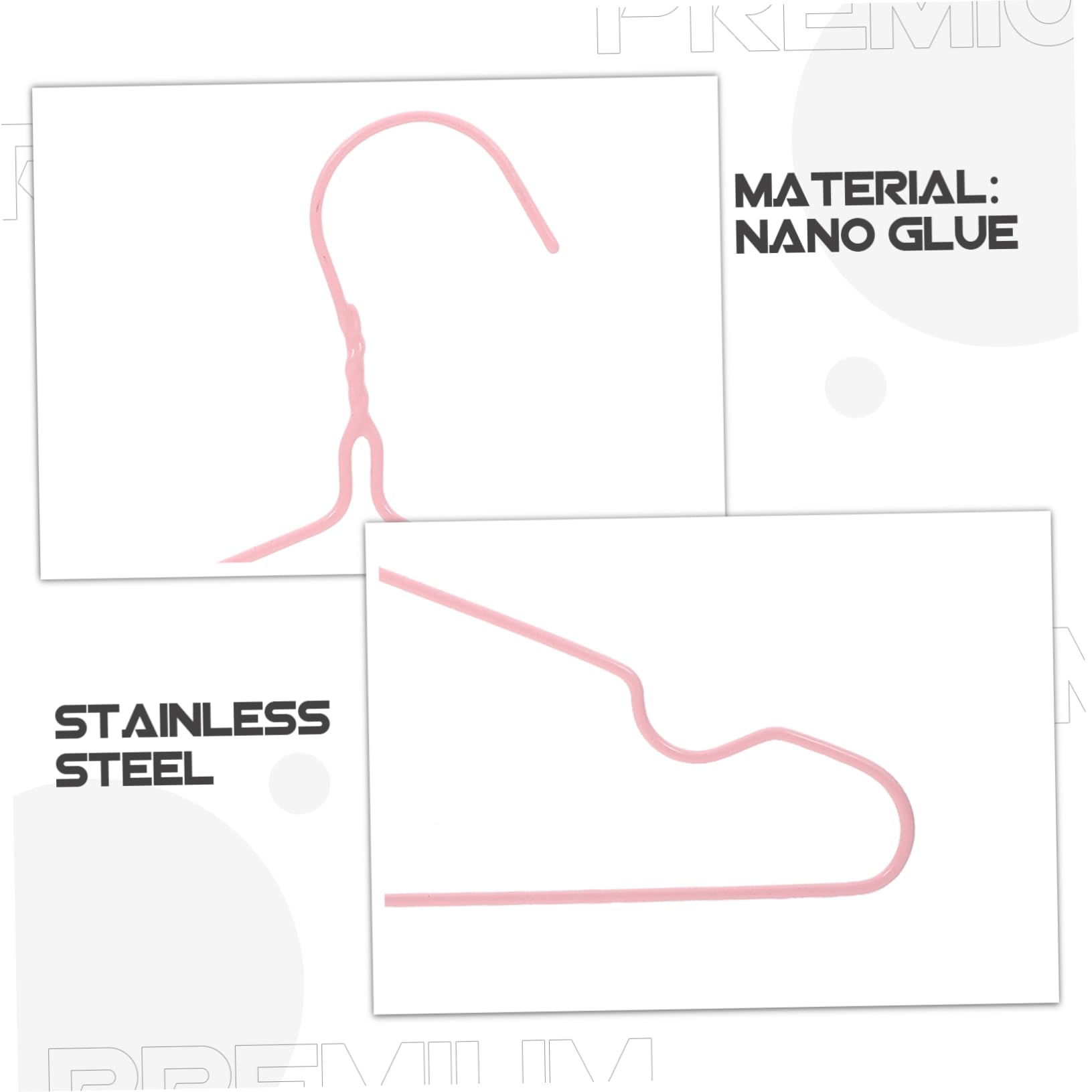 CHILDWEET 10pcs Non-Slip Hanger Hangers Coat Hanger Clothes Rack Racks for Clothes Hanger Clothes Hanger Pink Nano Dipping