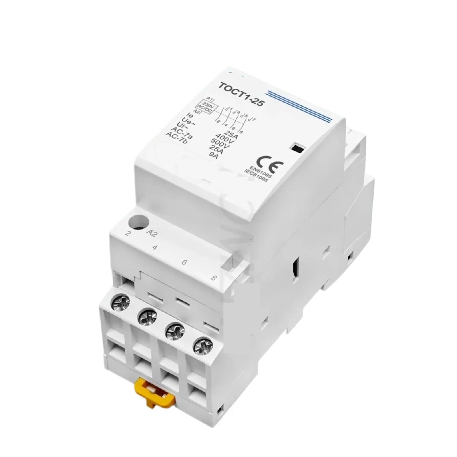 Contactor Modular De Carril DIN 25 A Control CA/CC 24/110/220 V
