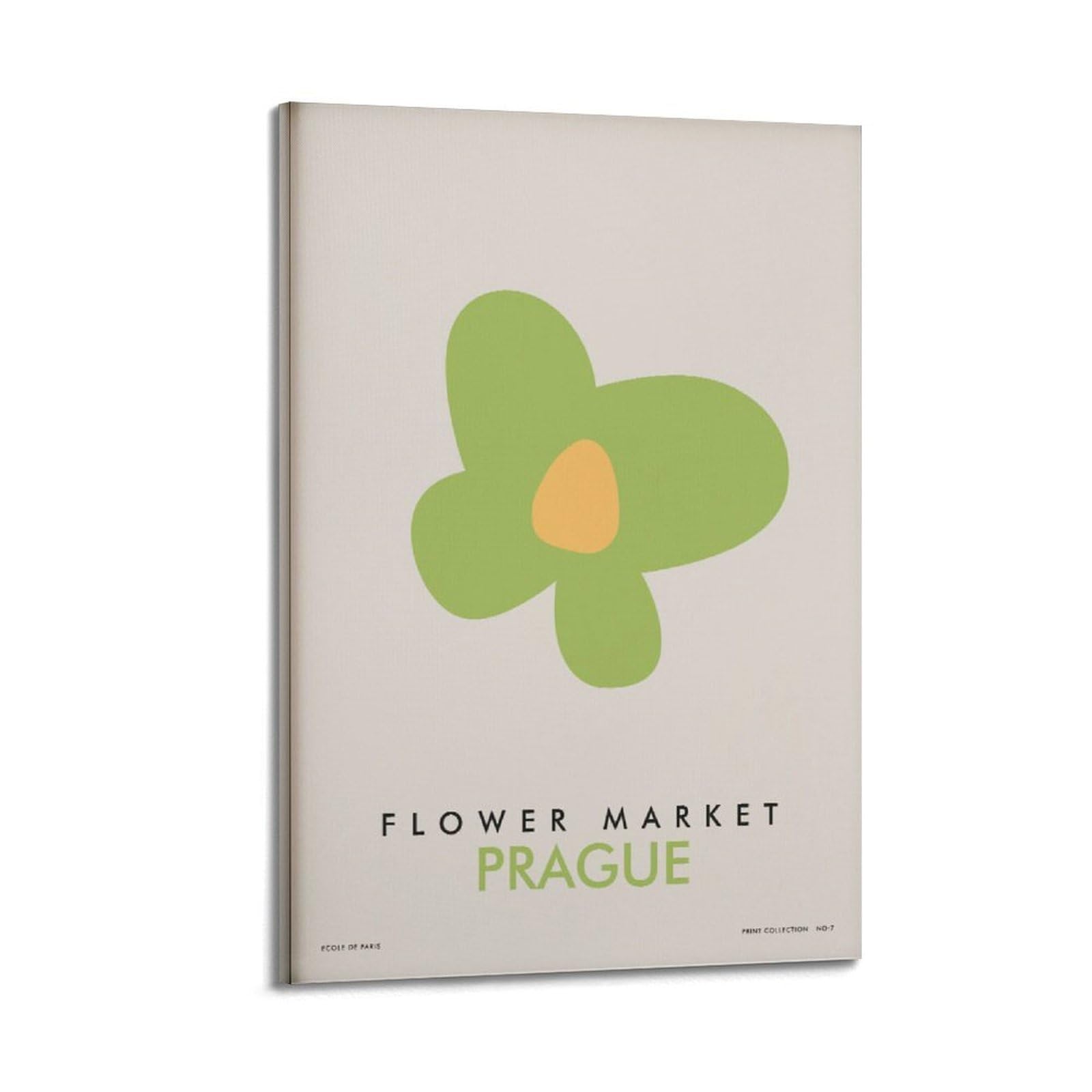 xiaoxiaoshen Flower Market Prague Modern Floral Canvas Poster Wall Art Prints Room Aesthetic Murals Bedroom And Living Decorations 20x30inch(50x75cm)