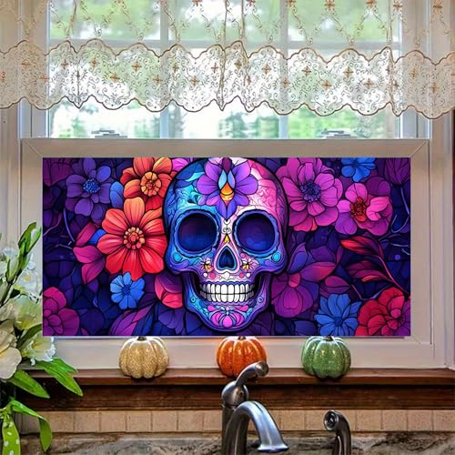 Vinilo decorativo HOMETITUTE 100x45 cm Día de Muertos miniatura 6