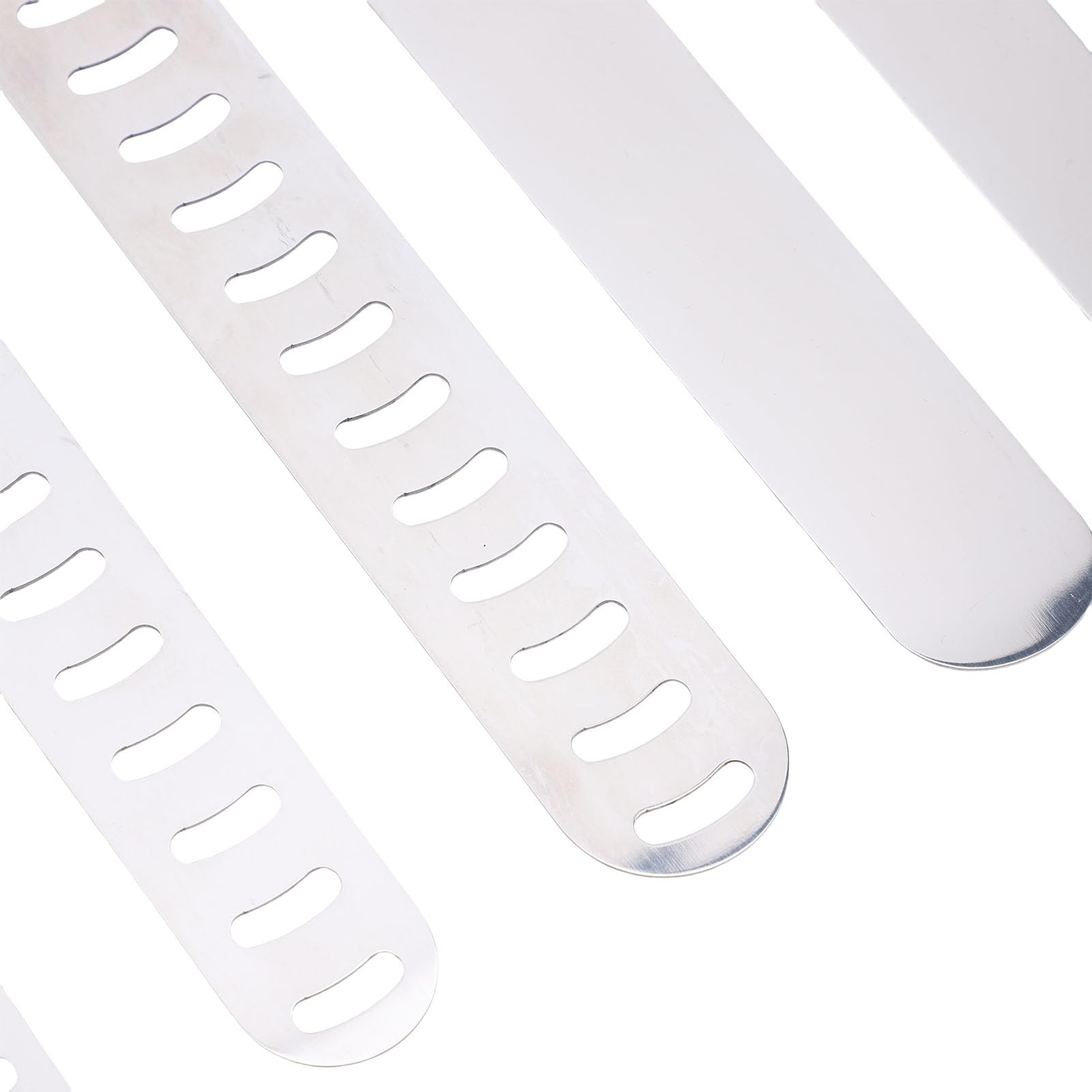 Cryfokt Espátula para Glaseado Recta de Acero Inoxidable, Herramienta para Decoración de Pasteles con de Madera, Espátulas para Decoración de Glaseado para Hornear, Untar, Postres, Pasteles y Pizzas