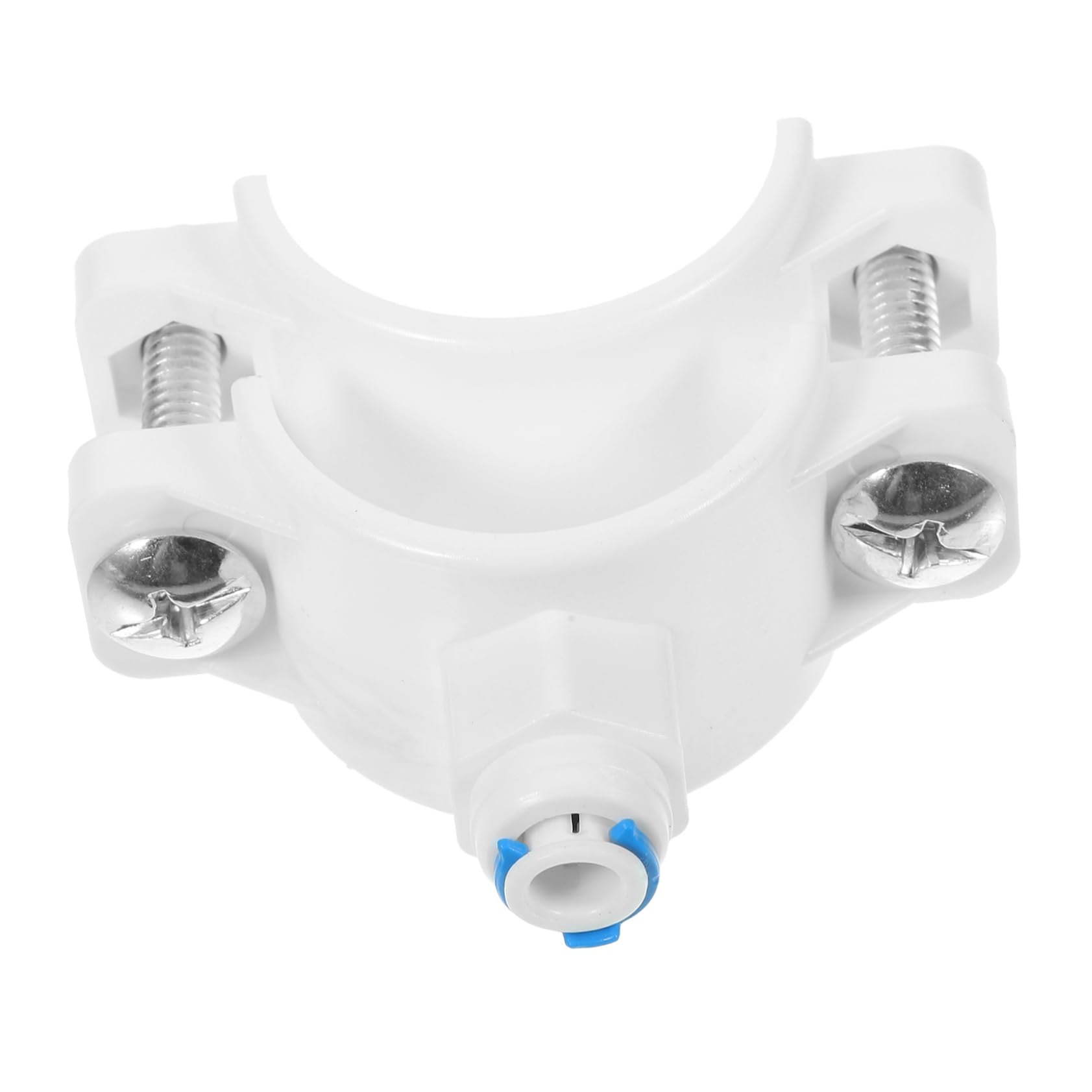 Tofficu Plastic Water Filters Clamp for Reverse Osmosis System Drain Saddle Valve Easy Installation Compatible with Standard Plumbing