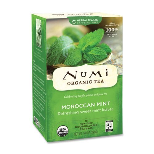 Moroccan Mint  Simply Mint Tea Numi Teas 18 Bag by Numi Teas