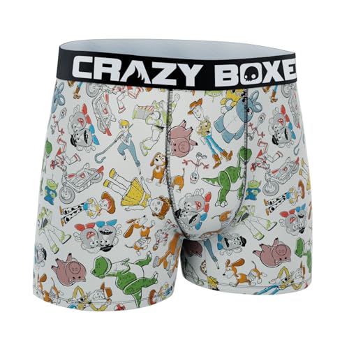 CRAZYBOXER Men's Underwear Toy Story Soft Lightweight Boxer Brief Stretch3