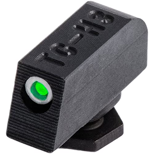 Image of TRUGLO Tritium Handgun Sight | High-Visible Front & Rear Night Sights with Daylight White Dots & Low-Light Tritium Dots, Compatible with Glock Handguns
