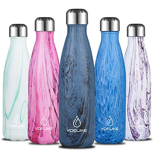 Buy yoelike Stainless Steel Water Bottle 500ml, 5 Layers Ultimate