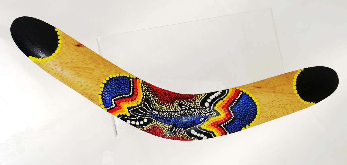 アボリジニブーメラン Amazon | ブーメラン シャ－ク柄 オーストラリアお土産