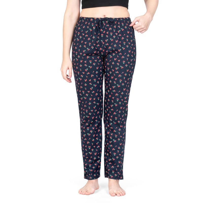 Image of Real Basics Women's Cotton Printed Pyjama Pack of 1